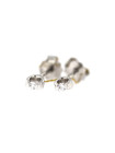 White gold zirconia earrings BBV01-04-01