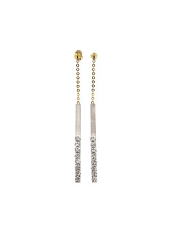 White gold drop earrings BBV04-04-01