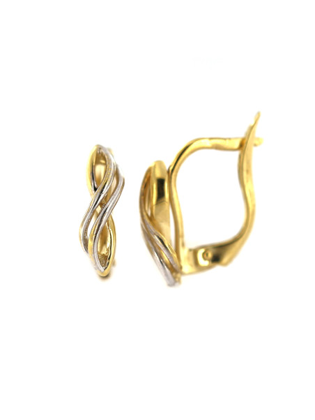 Yellow gold earrings BGA05-04-02