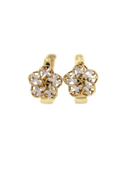Yellow gold kids earrings BGA07-02-01