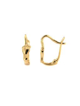 Yellow gold kids earrings BGA07-04-01