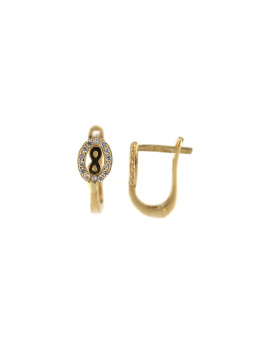 Yellow gold kids earrings BGA07-06-01