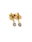 Yellow gold earrings with diamonds BGBR01-03-03