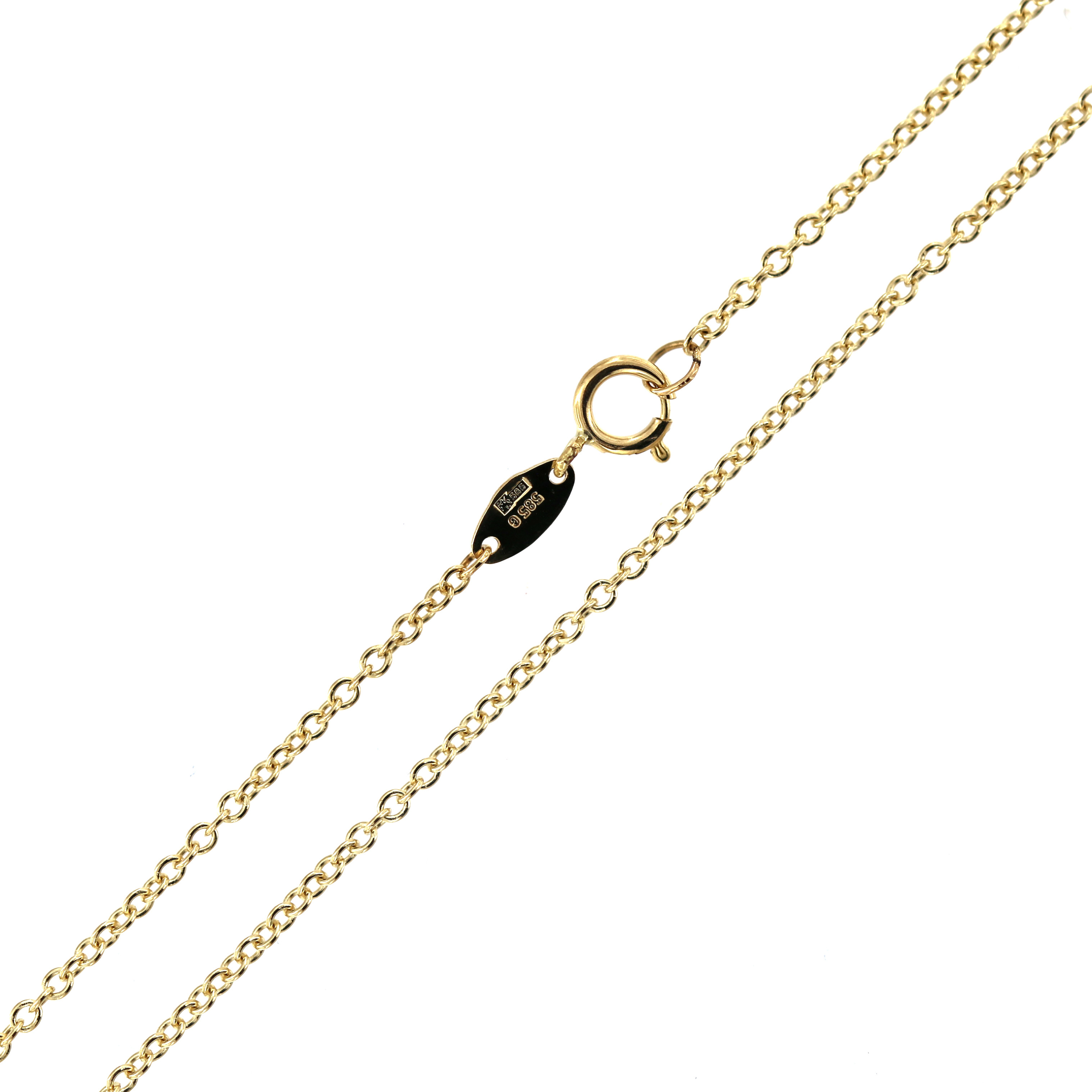 Yellow gold chain CGCAB7-1.00MM