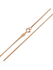 Rose gold chain CRBOXR-1.00MM 45CM 