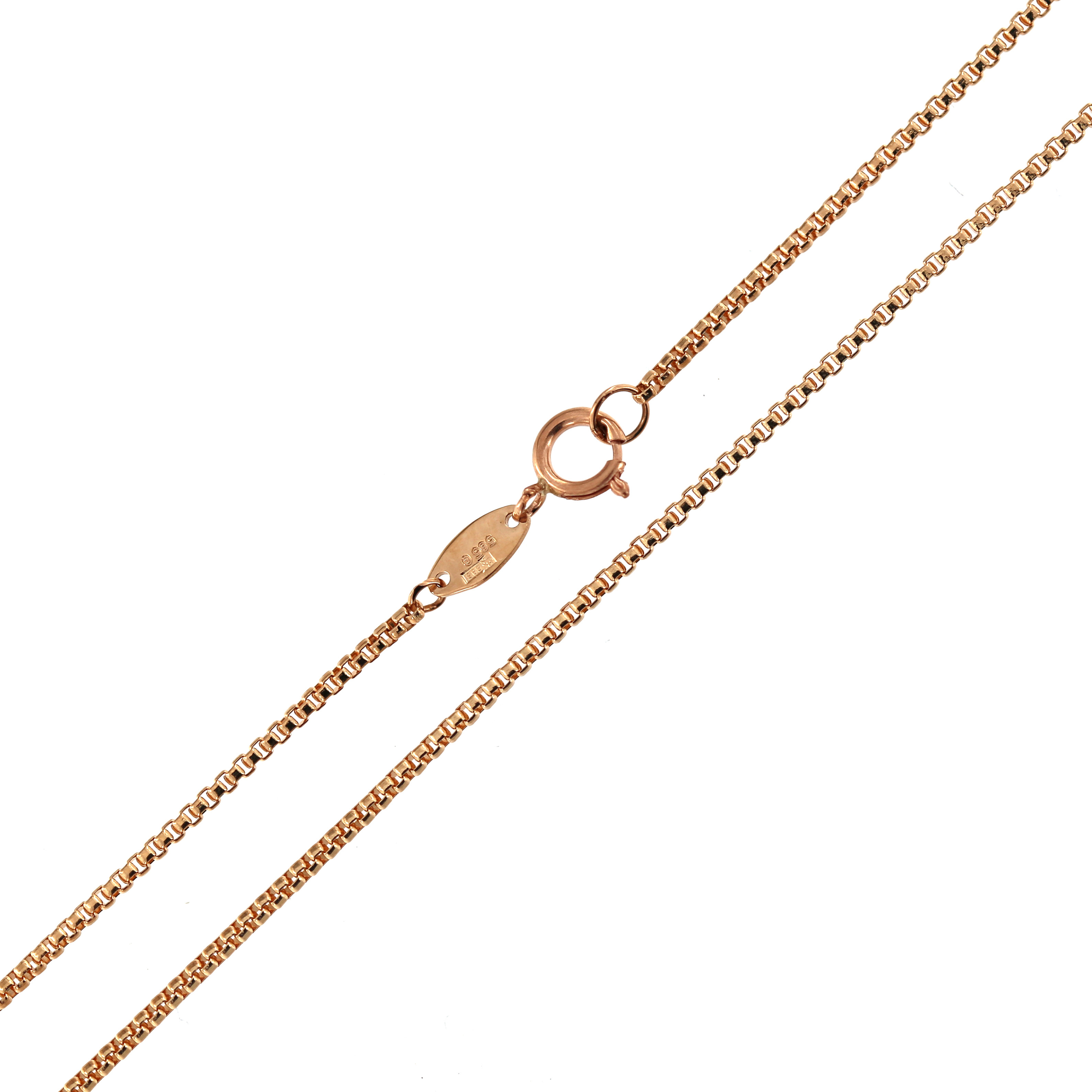 Rose gold chain CRBOXR-1.00MM