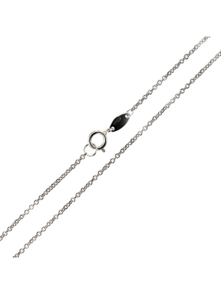 White gold chain CBCAB7-1.00MM 40 CM