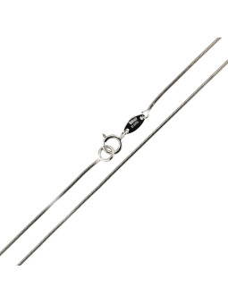 White gold chain CBSNK-0.50MM-2