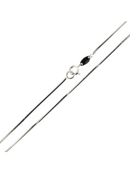 White gold chain CBSNKSQ-0.80MM