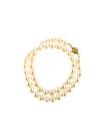 Yellow gold pearl strand necklace CPRLG03-05