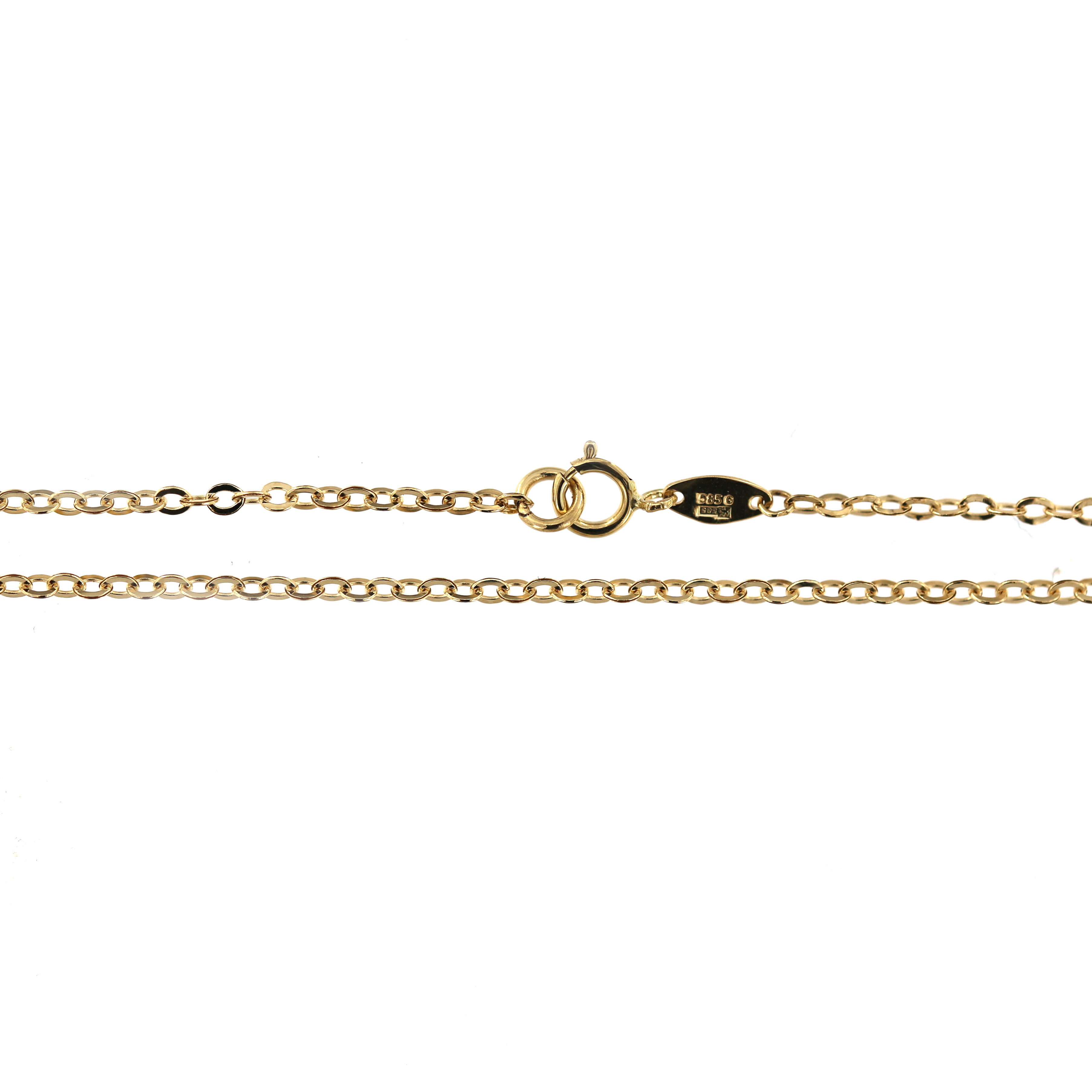 Geltono aukso grandinėlė CGCAB-1.20MM