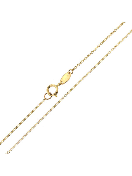 Yellow gold chain CGCAB7-0.60MM 38 CM