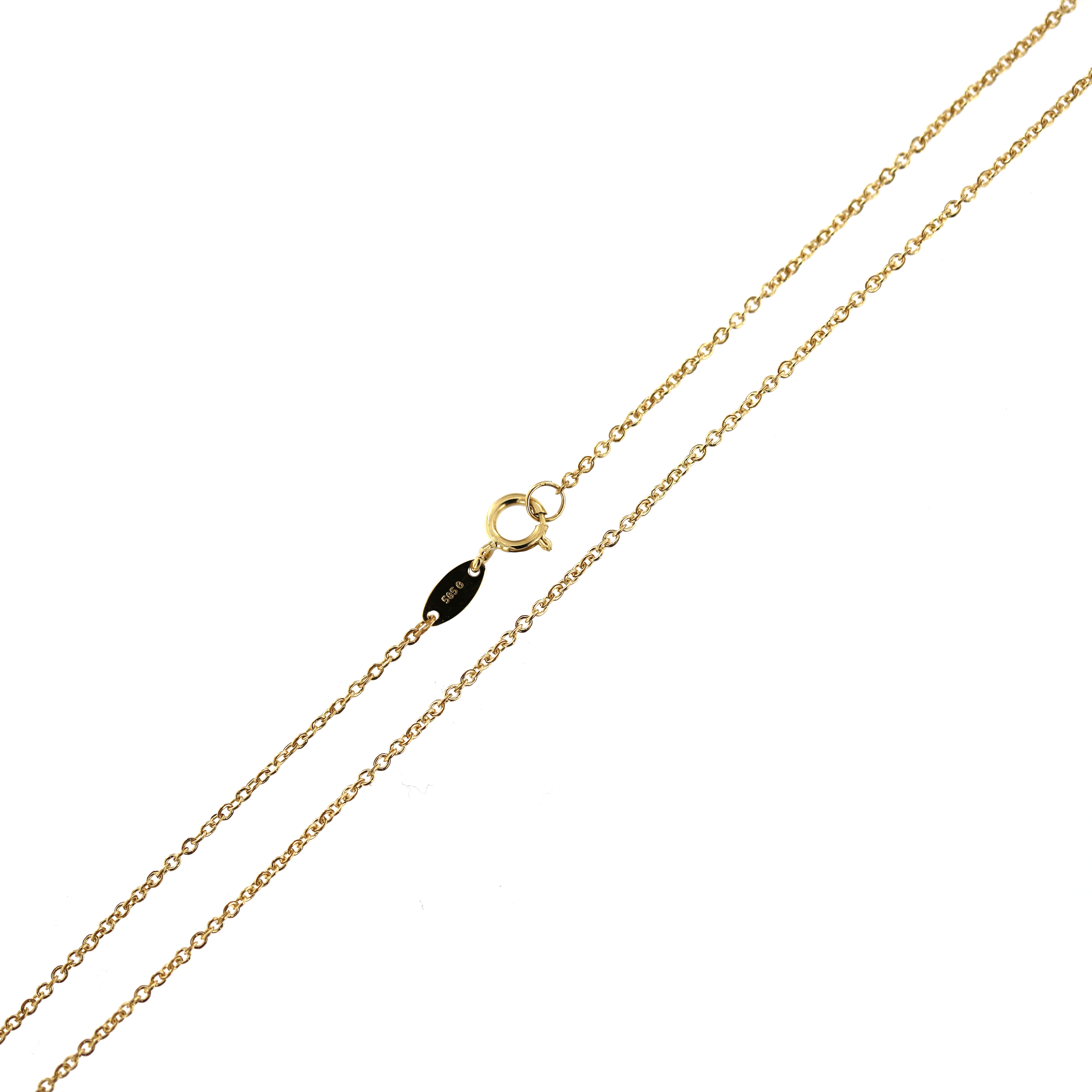 Yellow gold chain CGCAB7-0.80MM