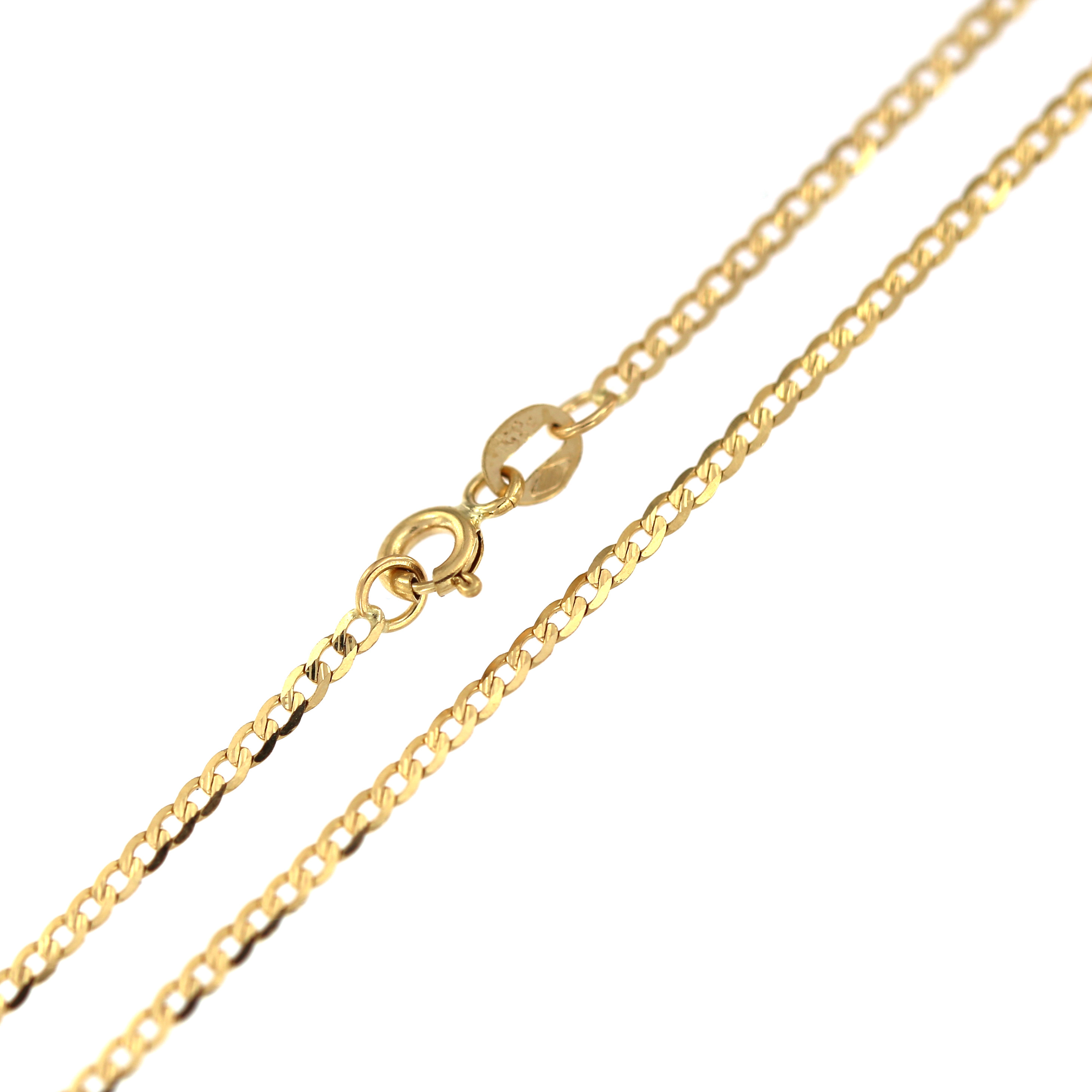 Yellow gold chain CGG3P-1.25MM