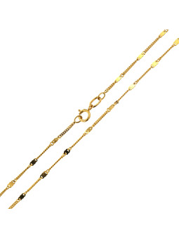 Geltono aukso grandinėlė CGG5B-1.00MM