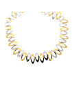 Geltono aukso kolje CGZF08-25.00MM 
