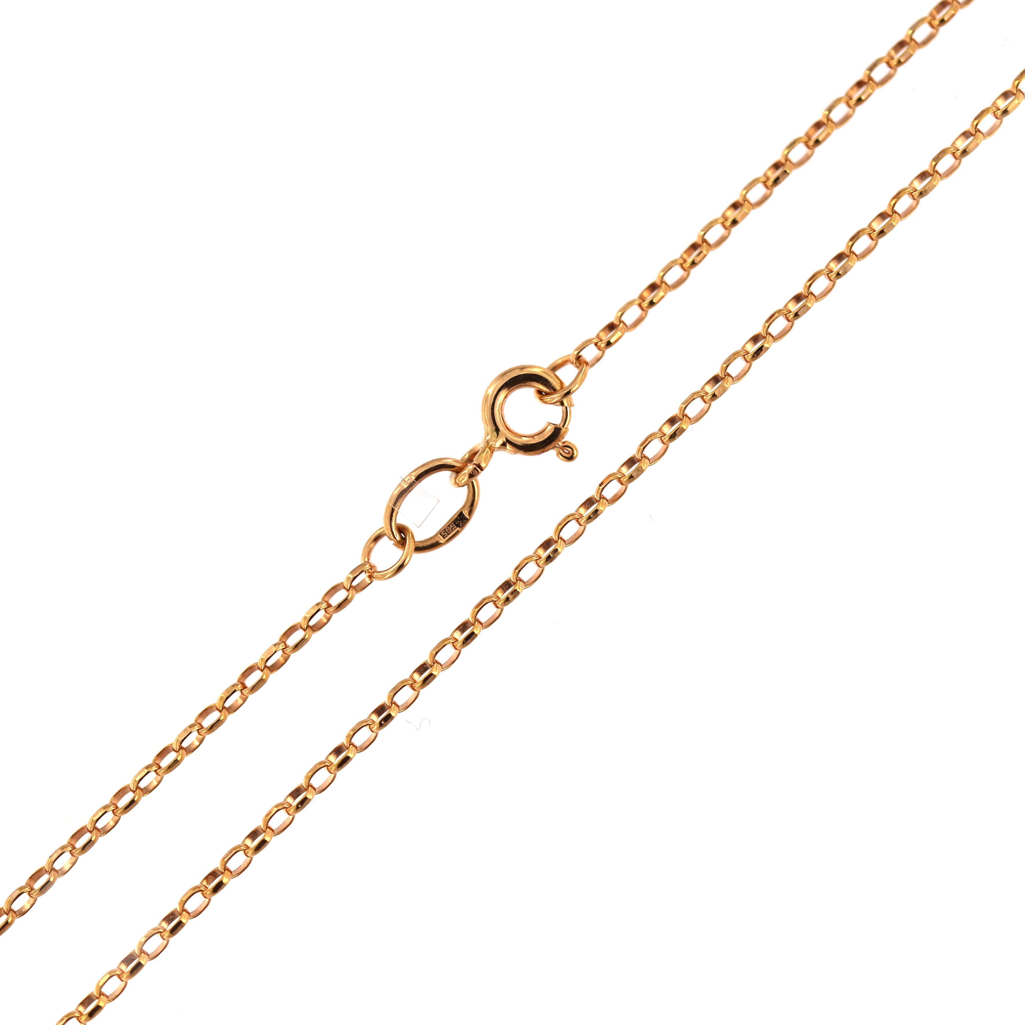 Rose gold chain CRROLODC-1.00MM