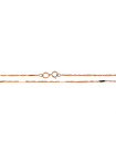 Rose gold chain CRTWB-1.00MM
