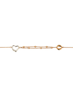 Rose gold anklet EK04-01