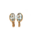 Rose gold quartz earrings BRA01-ZY-01