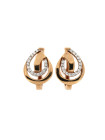 Rose gold zirconia earrings BRA04-12-01 