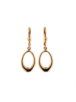 Rose gold drop earrings BRA05-02-15