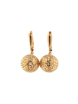 Rose gold drop earrings BRA05-07-02