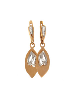 Rose gold drop earrings BRA05-09-01