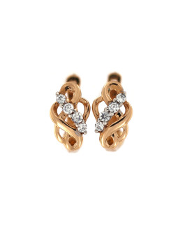 Rose gold earrings BRA08-01-04