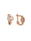 Rose gold kids earrings BRA08-01-09 