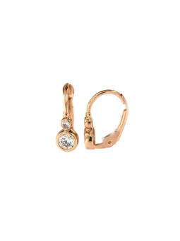 Rose gold kids earrings BRA08-01-12