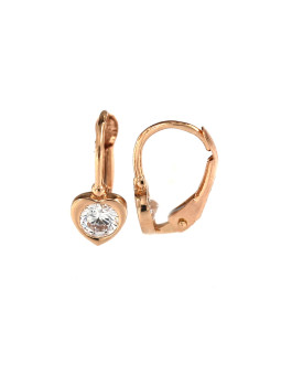 Rose gold kids earrings BRA08-01-14