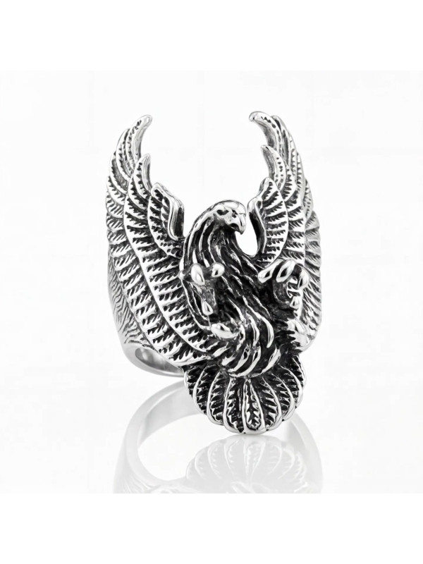 SILVER RING BIKER-Ž-17 D22